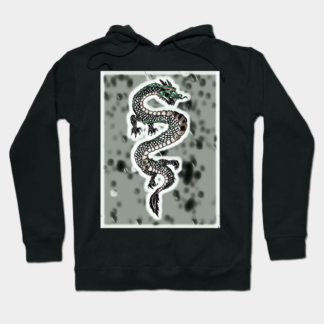 Chinese Dragon 3 Hoodie by Mr. Leon Artwork